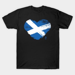 I love my country. I love Scotland. I am a patriot. In my heart, there is always the flag of Scotland T-Shirt